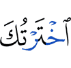 (have) chosen you,